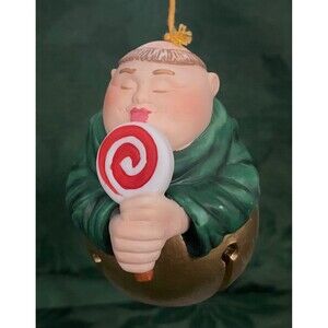 Dept 56 Merry Makers Leopold the Lollipopman Monk Friar Bell Christmas NOS